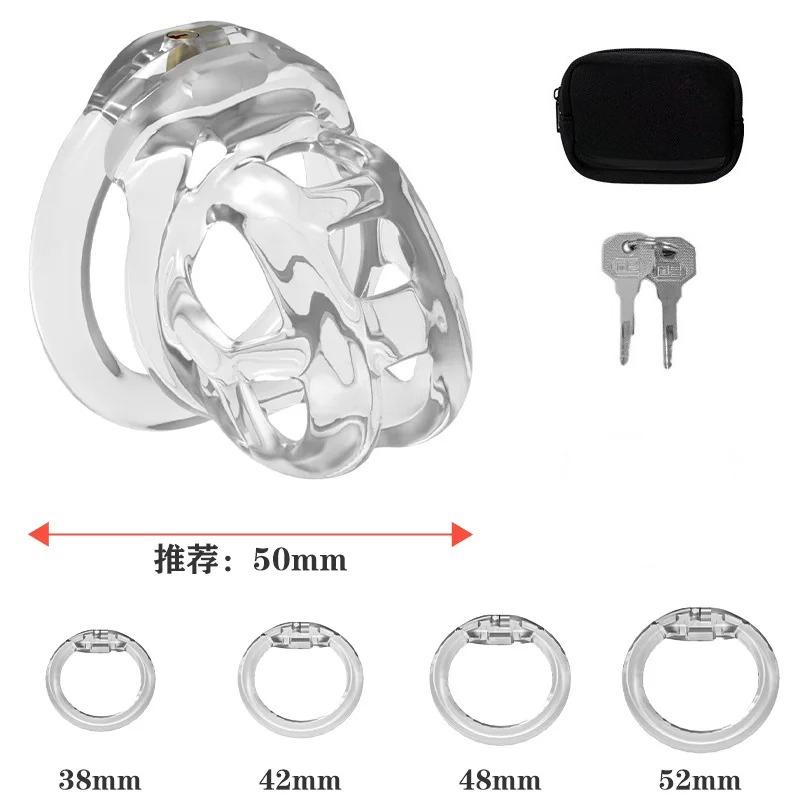2025 New Cobra 2nd Generation Chastity Lock SM Sexual Training Birdcage Abstinence Gay Chastity Lock Adult Chastity Cage
