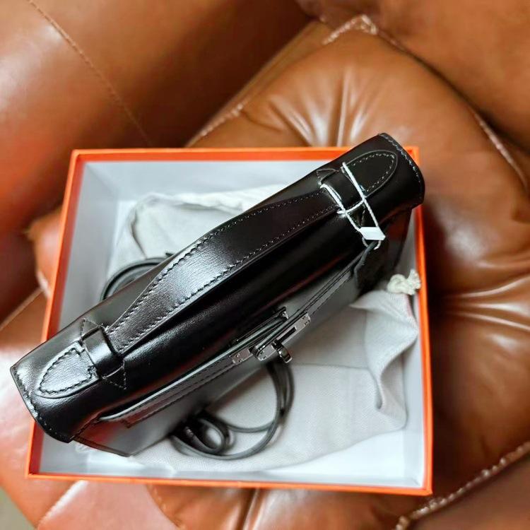 Вечерняя сумка Мини сумка Kelli сумка нового поколения 22 принт ладони swift коровья кожа черная BOX серебряная пряжка сумка-клатч на плечо