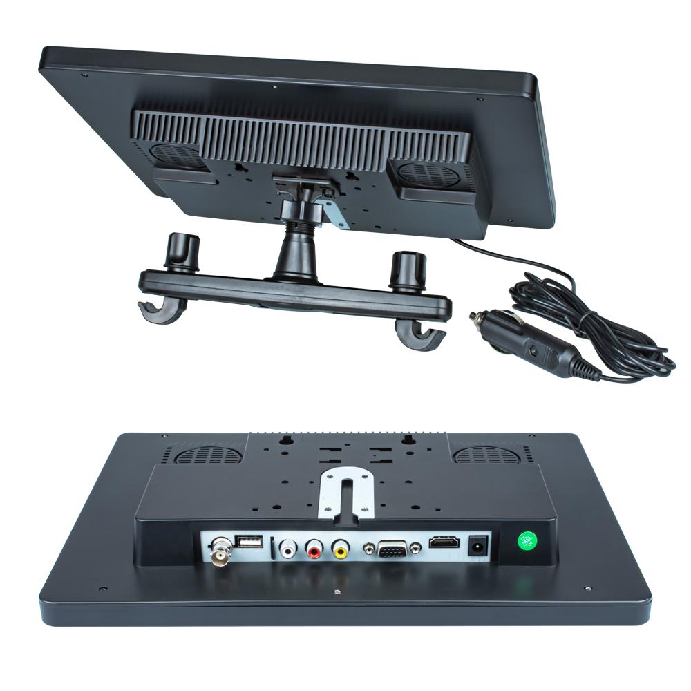 13,3-дюймовый IPS-дисплей, автомобильный подголовник, MP5-видеоплеер, 2K, 1920*1080, экран, электронный альбом, AV, HDMI, VGA, BNC, вход, 2*2 Вт, динамик