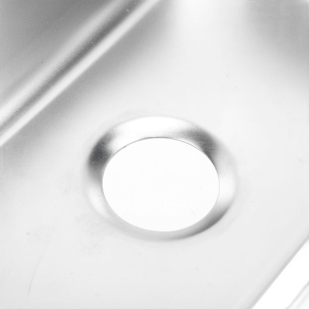 RV 304 Stainless Steel Sink, Rectangular Hand Wash Sink for Kitchen, Boat, Caravan, or Yacht, with 40mm Drain (Polished Drawing GR-1465)
