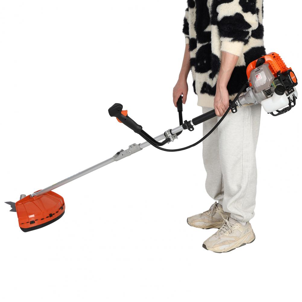 52cc Бензиновый триммер для травы 2 в 1 Аккумуляторный кусторез 2-тактный Травокосилка Ручная Газонокосилка Садовый электроинструмент