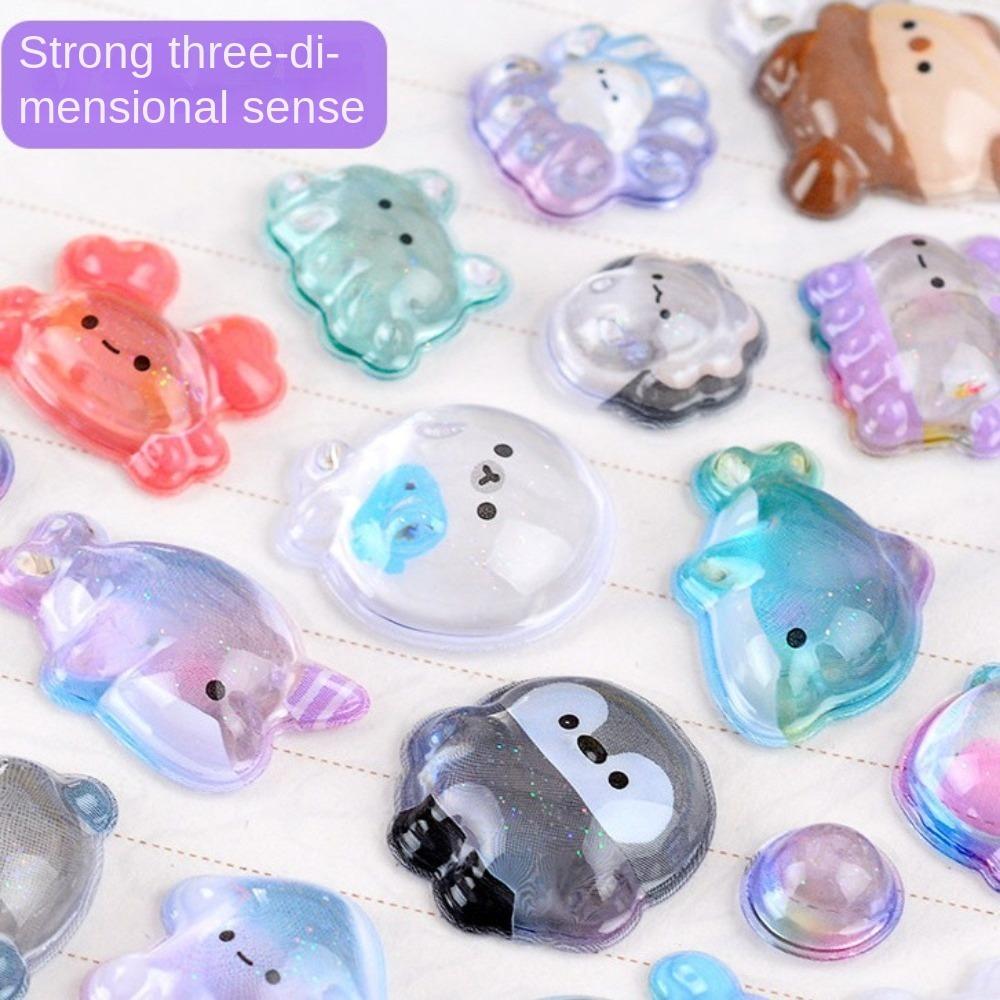 Mobile Phone Decoration 3D Stickers DIY Acrylic Diamond Patch Funny Gooka Decorative Stickers