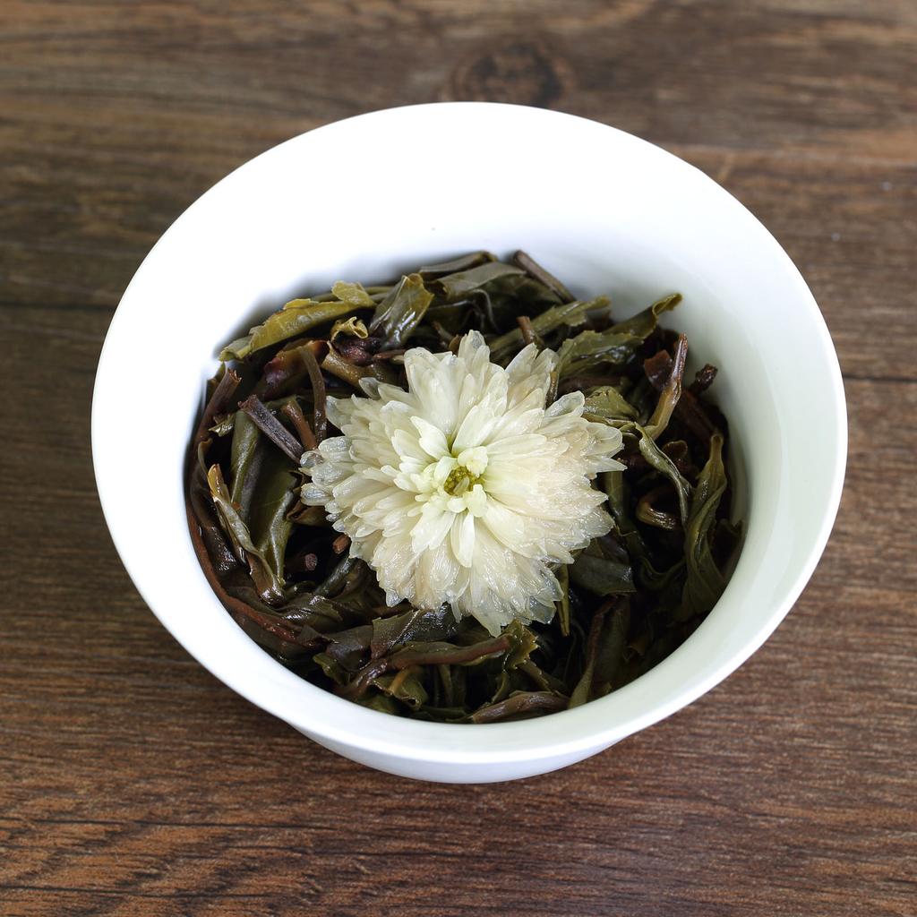 HelloYoung 100г Чай Белая Хризантема Юньнань Пуэр Пуэр Пуэр Raw Ball Tuo 2017г.