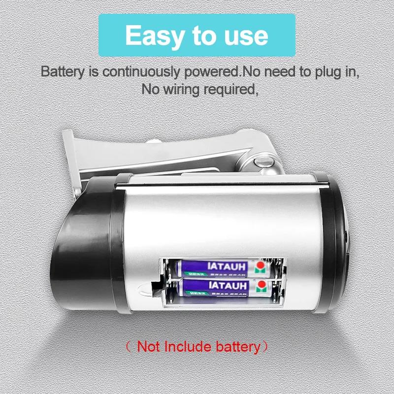 1PC Dummy Security Camera Watreproof Indoor Outdoor Fake CCTV Surveillance System, Red Flashing LED Lights, No Wiring Required