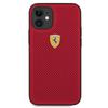Etui do iPhone 12 mini Ferrari On Track Perforated Czerwone