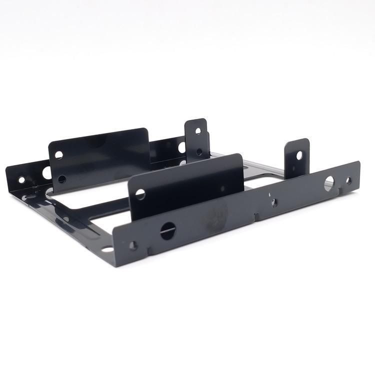 Регулируемый двухслойный металлический кронштейн SSD для жестких дисков размером от 2,5 до 3,5 дюймов