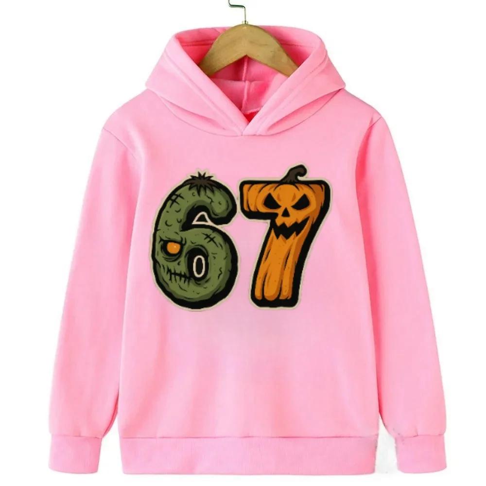 Spring Autumn 67 Six Seven Crazy Men's Hoodie Casual Fashion Fun Hooded Sweatshirt Pullover Women Clothing Top