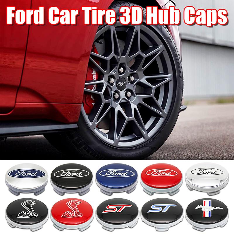 For Ford AD01ABS Wheel Center Hub Cap Rim Replacement For Ford Edge Ranger 4Pcs 54mm Auto Tuning Accessories Focus Mondeo Fiesta Fusion Kuga YIAG1