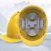 4 Gears Rechargeable Fan Helmet Waterproof Adjustable Site Protective Cap Cool Power Bank Construction Work Helmet Summer