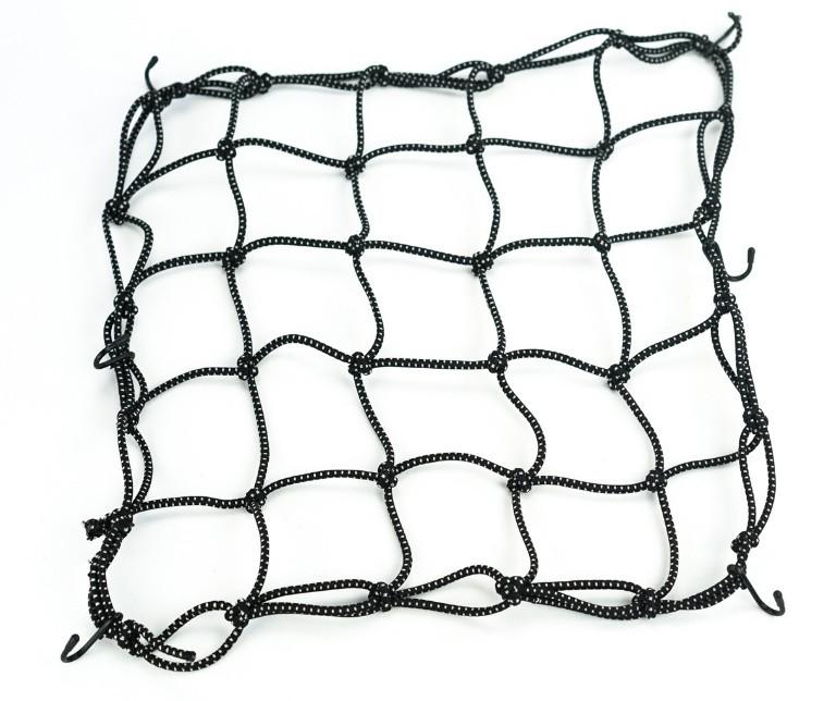 Универсальная мотоциклетная сетка с 6 крючками, сетка для багажа, велосипедная удерживающая топливный бак, сетчатая сетка для багажа, банджи, черный шлем, велосипедный бак, автомобильный Стайлинг