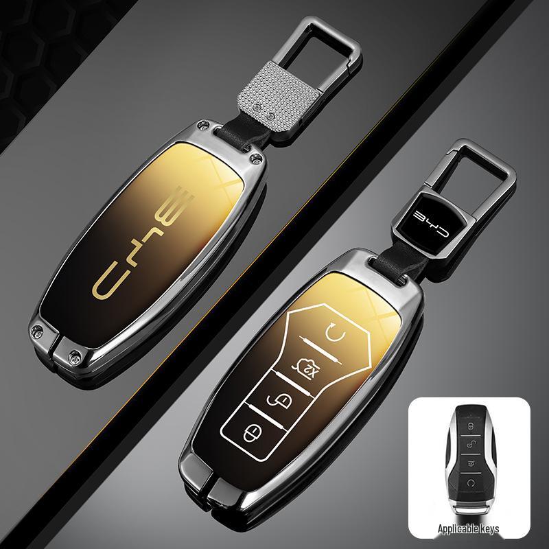 BYD Dolphin 22-24 Key Case: Compatible with Han, Song Plus, Tang DMI, Qin Pro, Yuan E2