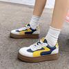 Platform Women's Autumn New Versatile Breathable Height-increasing White Shoes Casual Sports Board Shoes