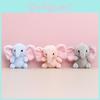 Elephant Keychain Plush Doll Stuffed Animal Toy Decoration Pendant Cartoon Gift