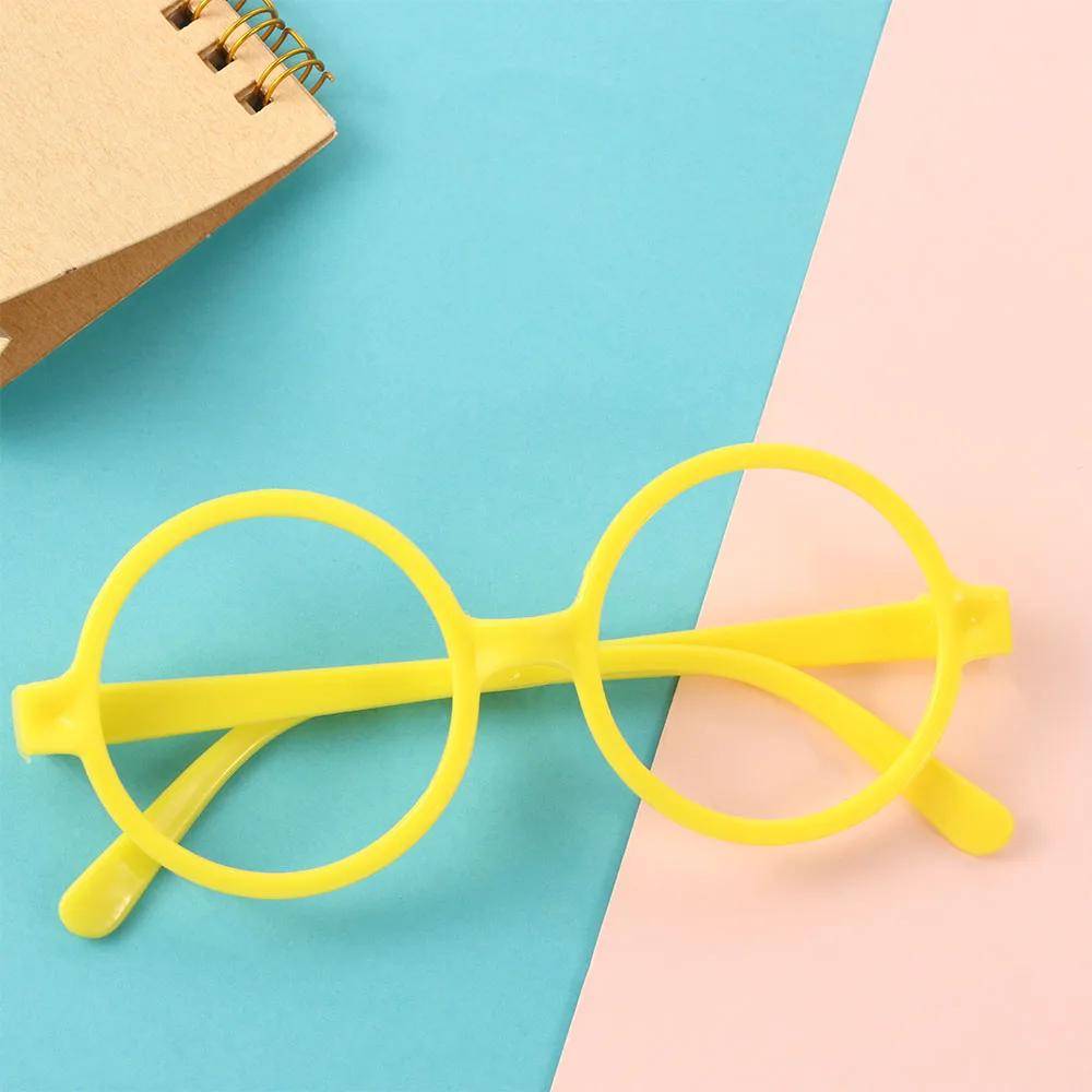 Cute Ultra Light Children Candy Color Eyewear Glasses Frame Round Glasses Frame Without Glasses Lens Light Spectacle Frames PP