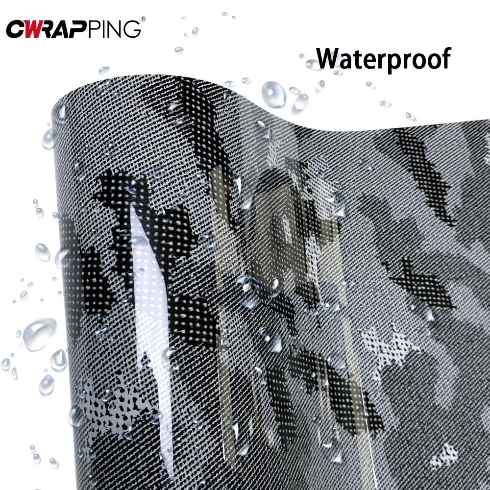 Car Stickers Vinyl Wrap Film Vehicles Waterproof Decals PET Camouflaged Color Change Film for Motorcycle Car Accessories