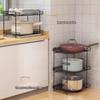 Кухонный стеллаж для хранения вещей Настольный стеллаж для хранения предметов домашнего обихода Настольный многоуровневый шкаф Многоуровневая перегородка для размещения мисок и тарелок