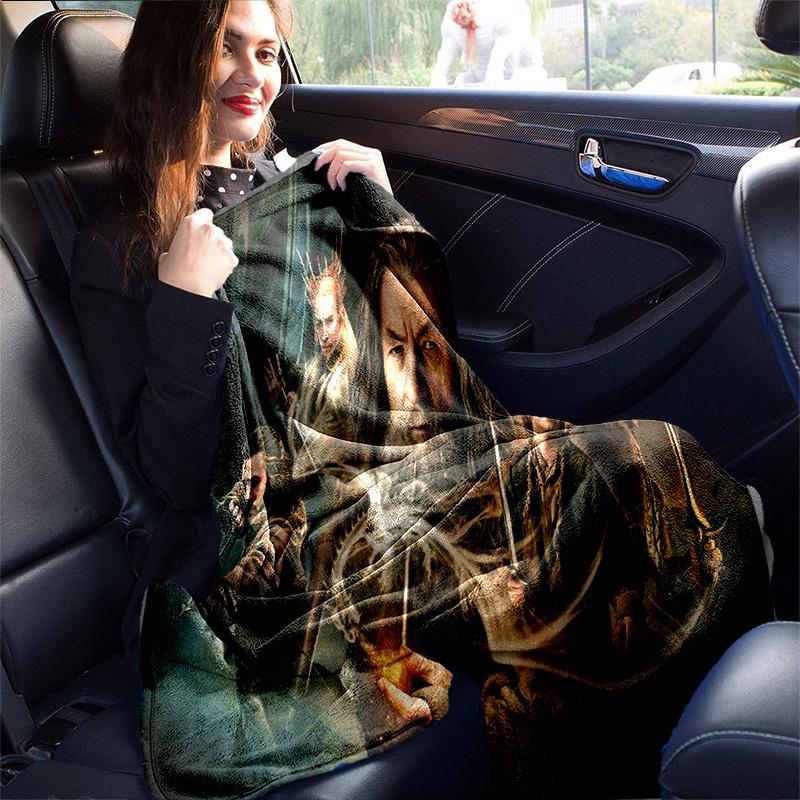The Hobbit: The Battle of the Five Armies Movie Poster PrintPrint Blanket, Soft Blanket For Sofa Office Bed And Travelling Daughter Birthday