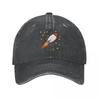 Cute Rocket Ship In Space Baseball Cap Military Cap Man Fluffy Hat Women Caps Men'S