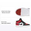 Детские кроссовки Air Sky Jordan 1 PS Bred Toe Черный Varsity-Красный Белый BQ7197-016