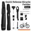 Велосипедное крыло, расширенное, быстросъемное, универсальные велосипедные крылья 26–29 дюймов, регулируемые передние и задние грязевые велосипедные крылья