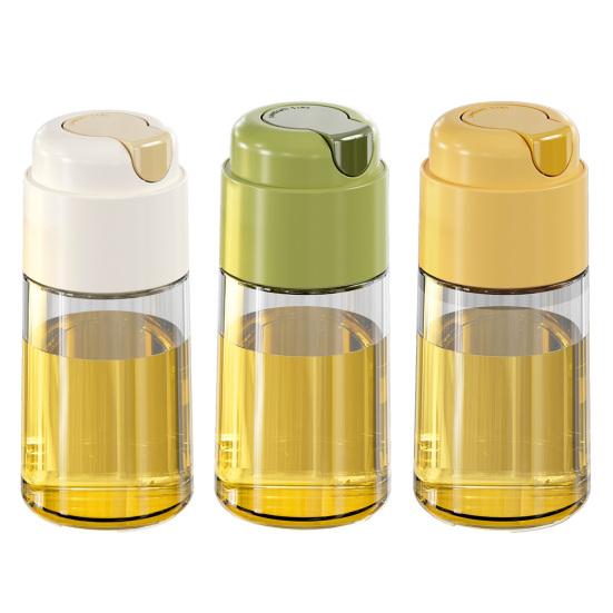 Automatic Oil Dispenser Glass Kitchen Oil Bottle with Drip-Free Spout 320ml/500ml Leakproof Sauce Cruet for Olive Oil Vinegar Soy Sauce Wine