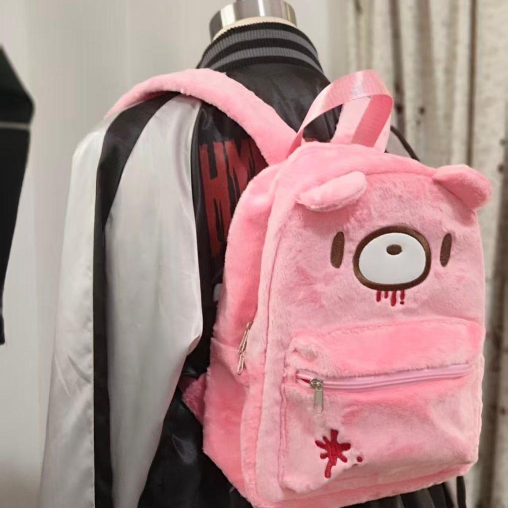 Рюкзак Gloomy Bear Японский стиль Kawaii Большая вместимость Школьная сумка Подростковая эстетика Сумка для ноутбука и книг Рюкзак для повседневного использования Для женщин Путешествия