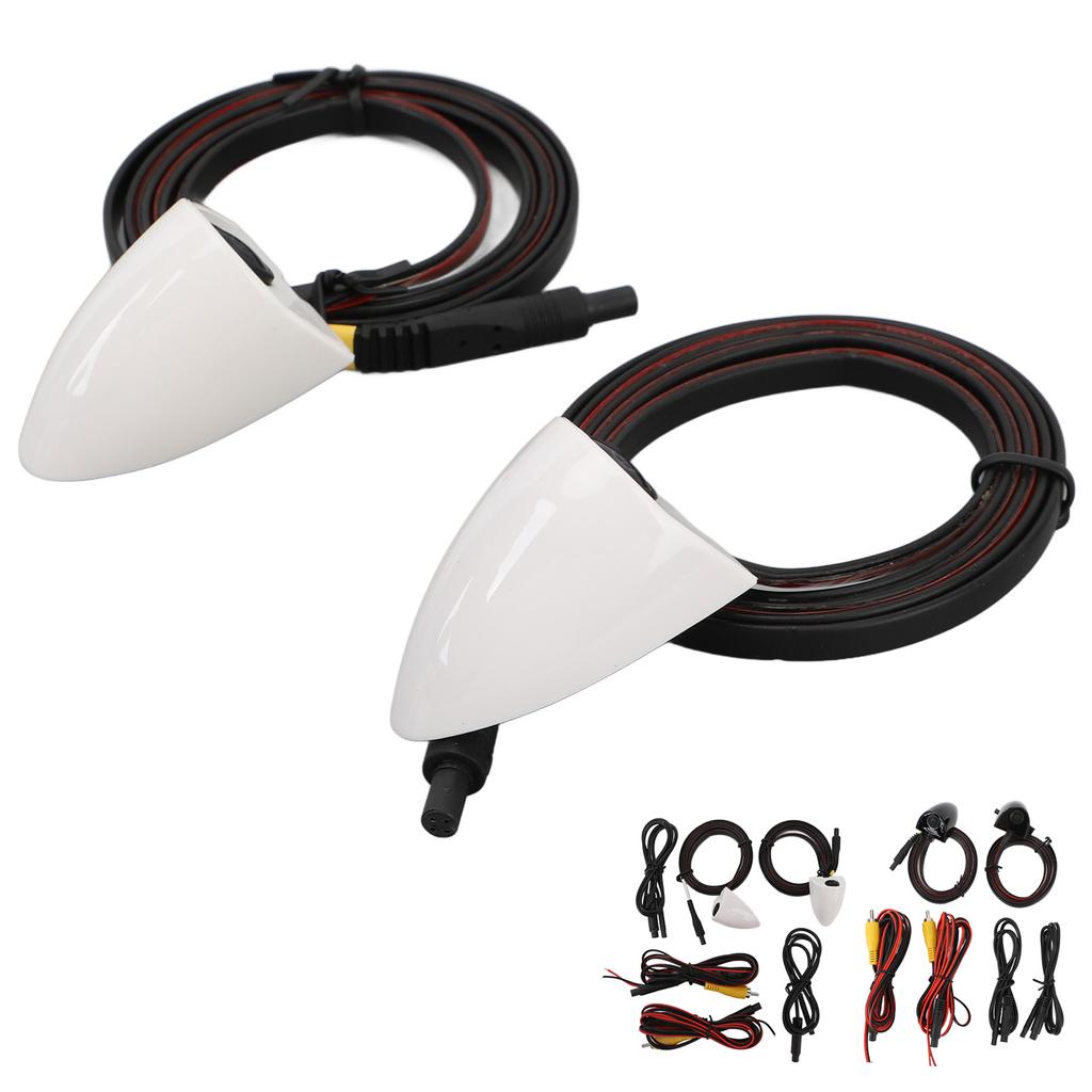 Камера бокового вида двери автомобиля с ночным видением, камера слепой зоны, левая правая, мини, HD-изображение, ленточное крепление для системы видеонаблюдения автомобиля