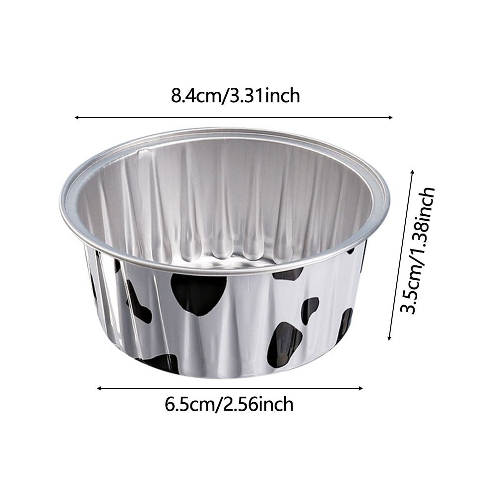 Cake Tool Air Fryer Reusable Aluminum Foil Tin Cup Tinfoil Box Pudding Cake Mold Tray Tinfoil Cups