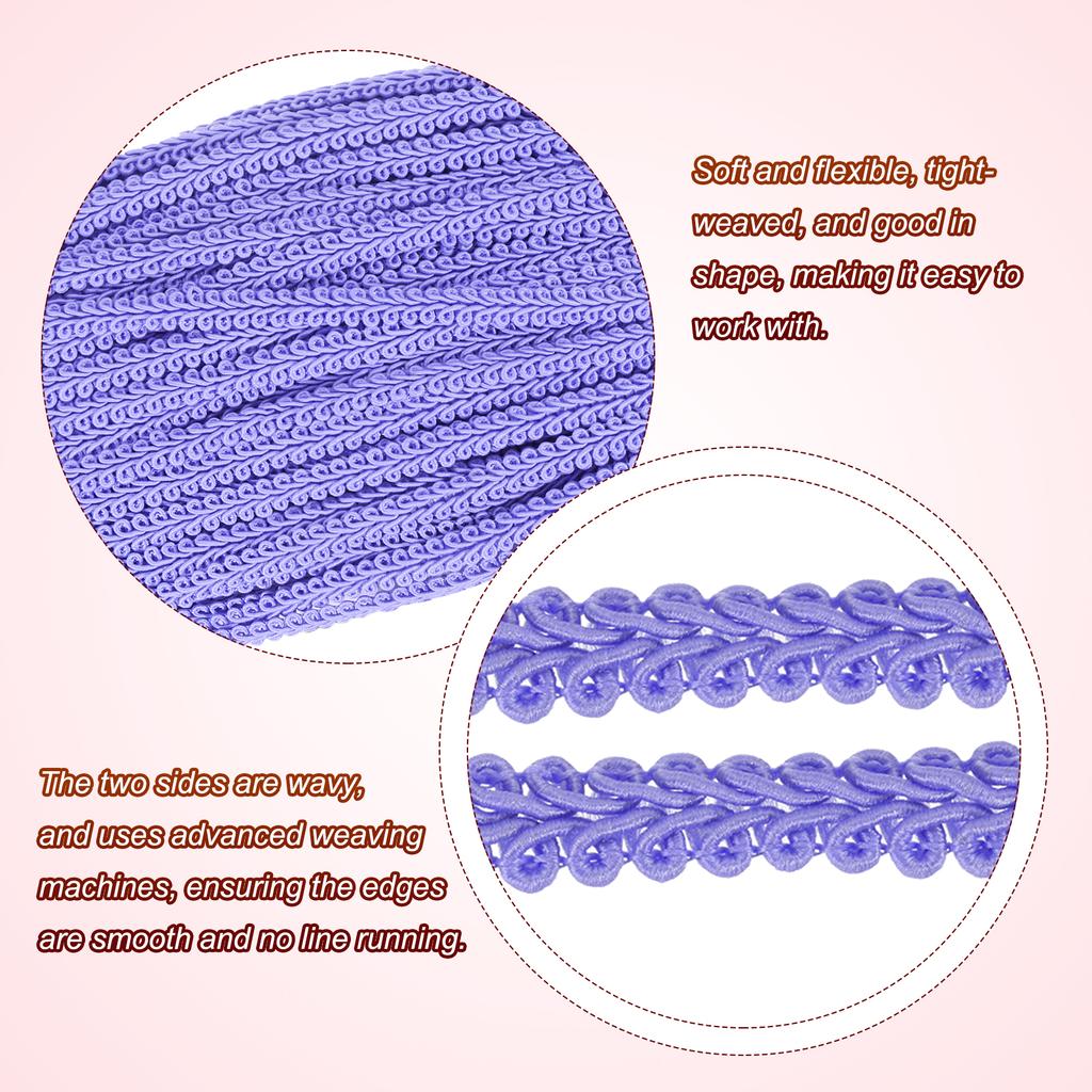 49 ярдов тесьма гимп плетеная кружевная отделка лента вырез горловины одежда декоративный материал швейные принадлежности для DIY поделок
