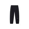 Li-Ning Wade Series Logo Print Mid-Waist Ice-Sense Knit Sports Pants Men Bottoms Black AYKT501-1