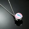 1Pc Pokemon Evolution Stone Double Sided Ball Necklace, Anime Game Choker for Men Women