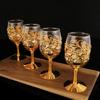 Ramada High-grade Metal Glass Wine Glass, Liquor Glass, Creative Crystal Cup, Spirit Glass, , Household Wine Set Gift