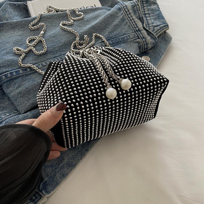 Женская Мода Роскошный Дизайн Сумка-Шоппер Через Плечо Большая Вместимость ПУ Кожа Стразы Сумка Через Плечо Женский Бренд Сумки Топ Ручка