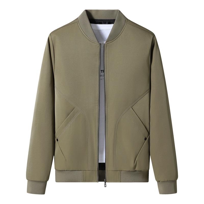 Bomber Jacket Men's Spring and Autumn Korean Version Tide Brand Casual Baseball Jersey American Casual Jacket Can Be Printed