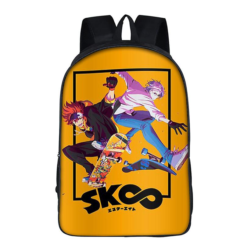 Классические Популярные SK8 the infinity Рюкзаки-тетради Школьные сумки для учеников 3D-печать Оксфорд Водонепроницаемые Рюкзаки для ноутбуков для мальчиков/девочек
