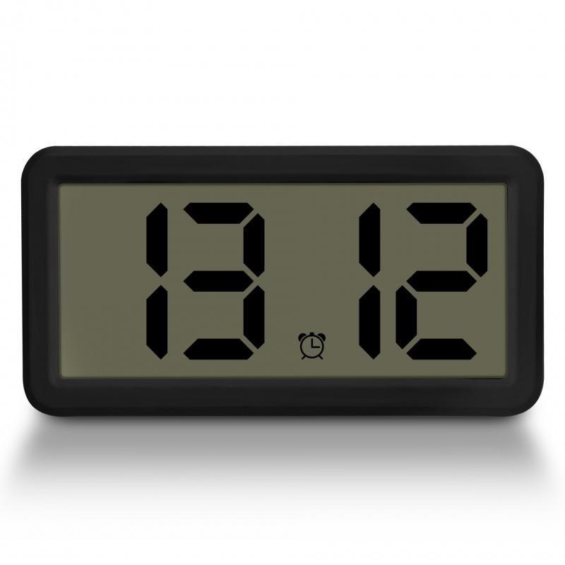 Цифровой будильник с питанием от батареек, отображение времени и даты, настольные часы с функцией повтора сигнала 12/24 ч, настенные ЖК-часы с батареей CR2032