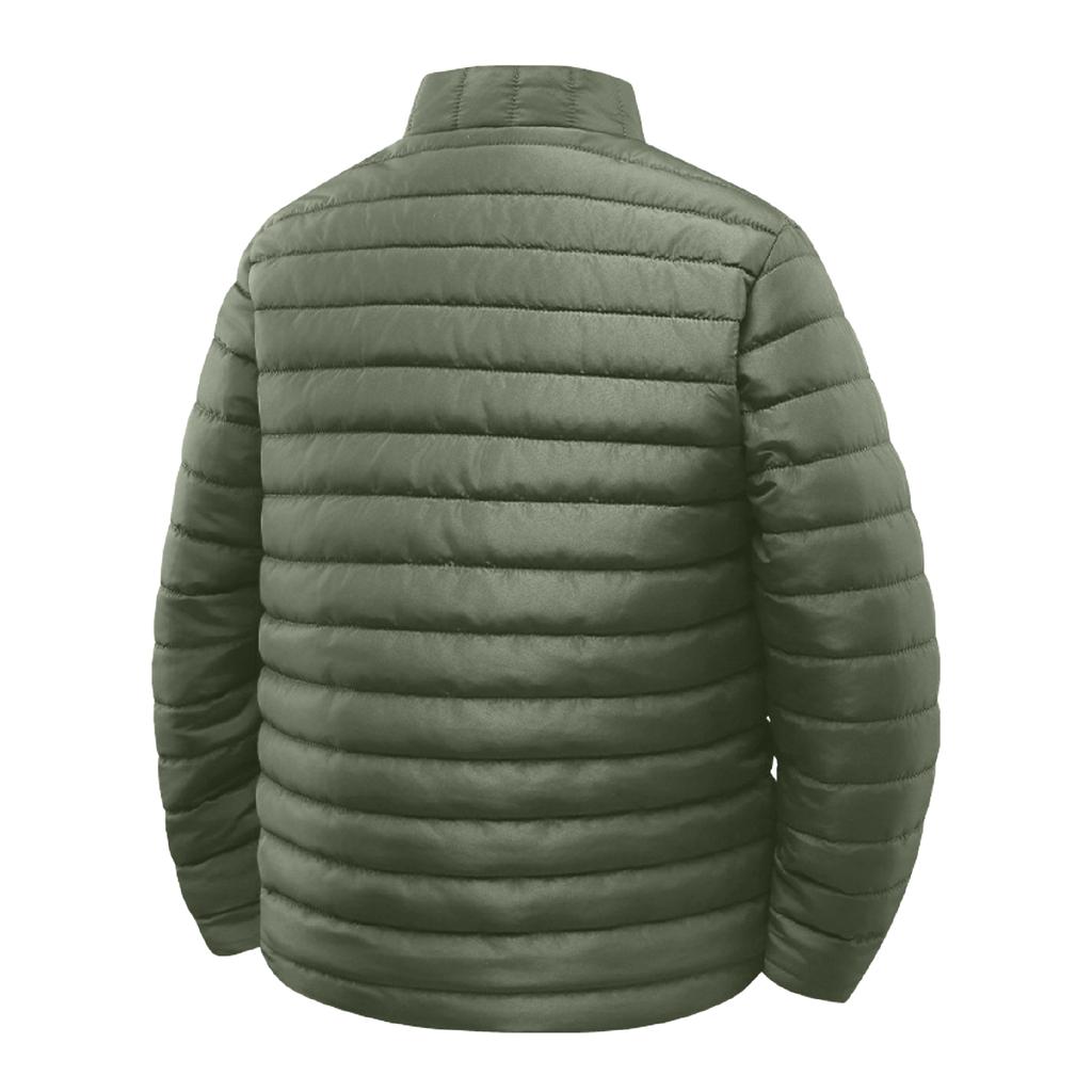 Men's And Women's Casual Solid-color Stand-up Collar, Fleece And Cotton Warm Long-sleeved Zipper Cotton Jacket