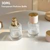 30ML Perfume Glass Spray Bottle Portable Clear Cosmetics Perfume Atomizer High Capacity Empty Bottles Refillable