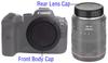HUIPUXIANG Camera Body Cap Rear Lens Cap Cover for Canon EOS R6 Mark R5 Mark and Other Canon RF Mount and Lens Accessories of & R50, R100, R10, R8,