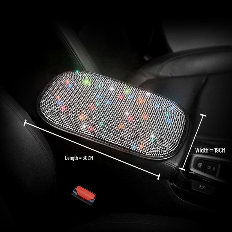 Универсальная утолщенная ромбовидная защитная накладка на подлокотник автомобиля