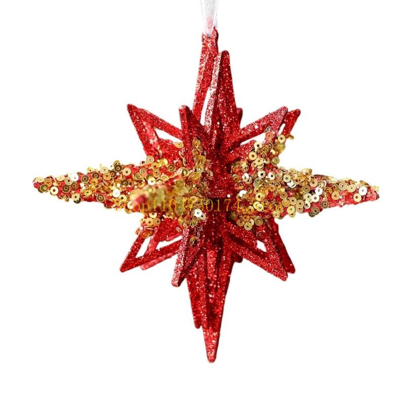 Multiple Use Snowflake Window Ornament Nontoxic Shatterproof Acrylic Glittering Decors For Christmas Home Office top sale