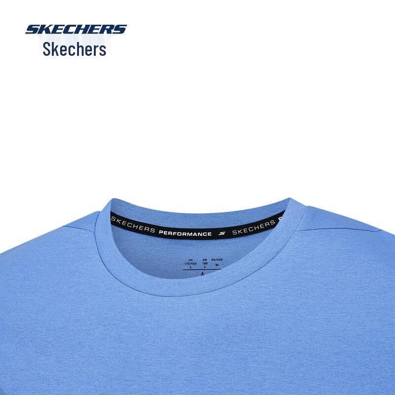 Skechers Мужская повседневная вязаная футболка с коротким рукавом P226M017