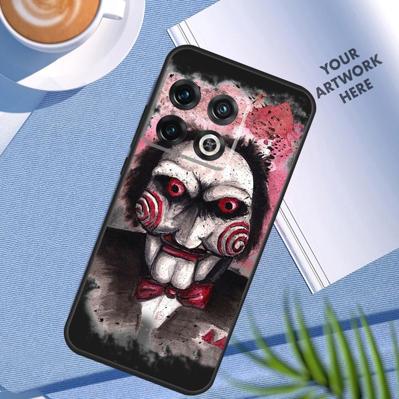 Чехол-маска пилы-марионетки для OnePlus 12R 10T 10R 9R 8T 12 11 9 10 Pro Nord CE 3 Lite 2 2T CE4 N10 N20 N30