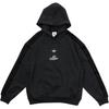 Adidas Originals X 100 Thieves Collaboration SS25 Casual Comfortable Pullover Hoodie Unisex Hoodies Black JM3258