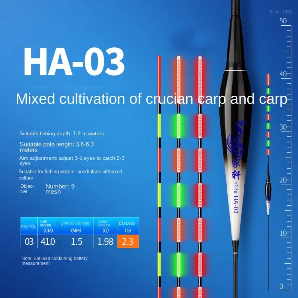 Buoy Strike Light Float Indicator Rock Fishing Floats 2024 Electronic Fishing Float Long Tail