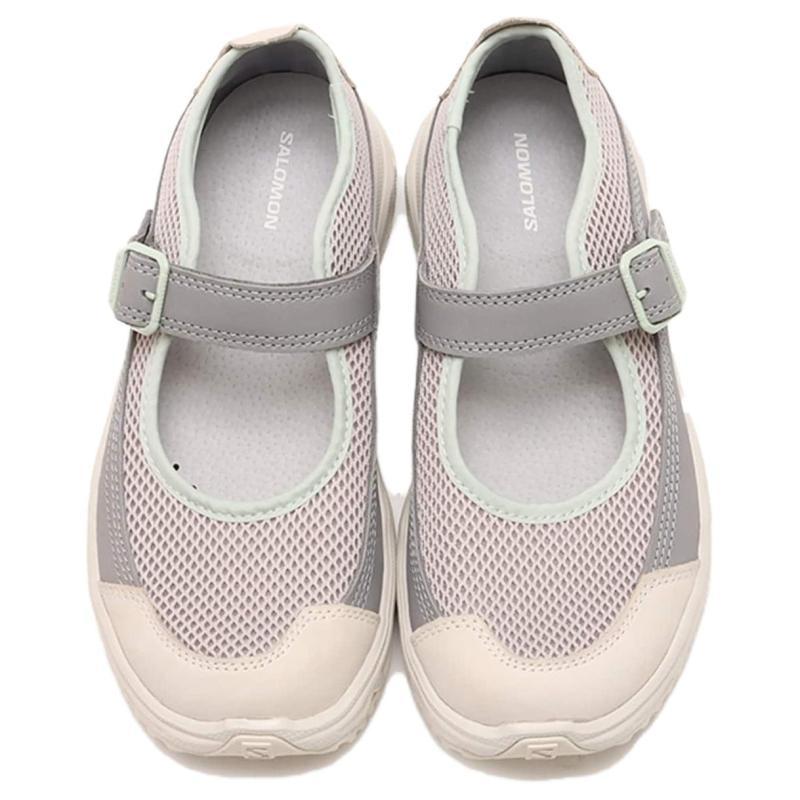 SALOMON Туфли Мэри Джейн на платформе Женские серые кроссовки 477504
