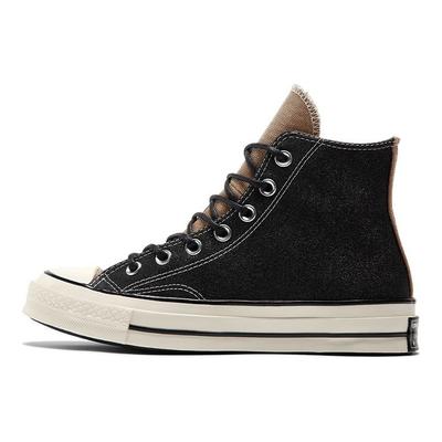 Chuck 70 High Icy Shine - Черные женские кроссовки Gold Egret 572265C