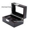 Роскошная многопозиционная шкатулка для часов и ювелирных изделий из углеродного волокна