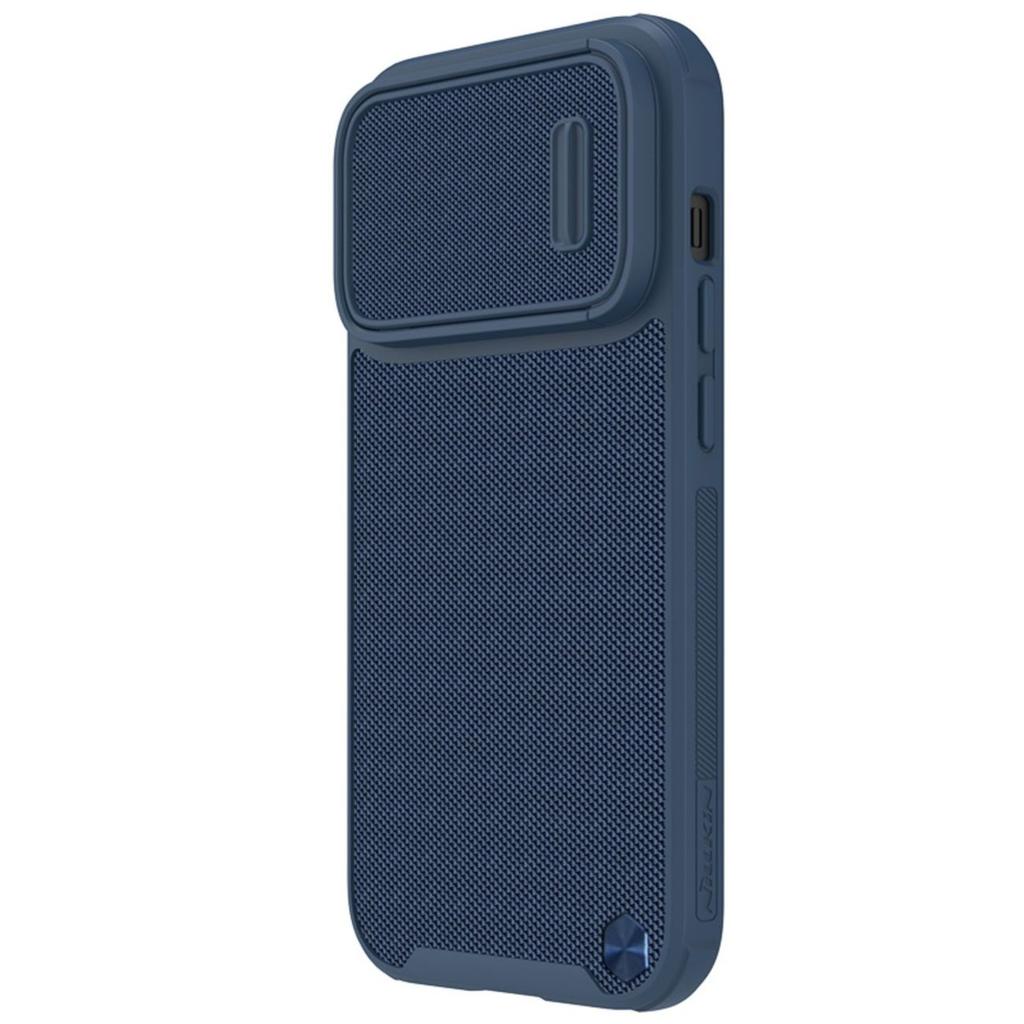 Nillkin Textured S Rugged Case for iPhone 14 Pro Max with Camera Cover - Blue