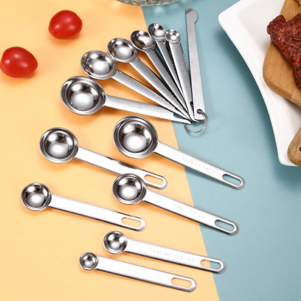 Stainless Steel Measuring Cups Spoons Set Mini Measuring Spoons